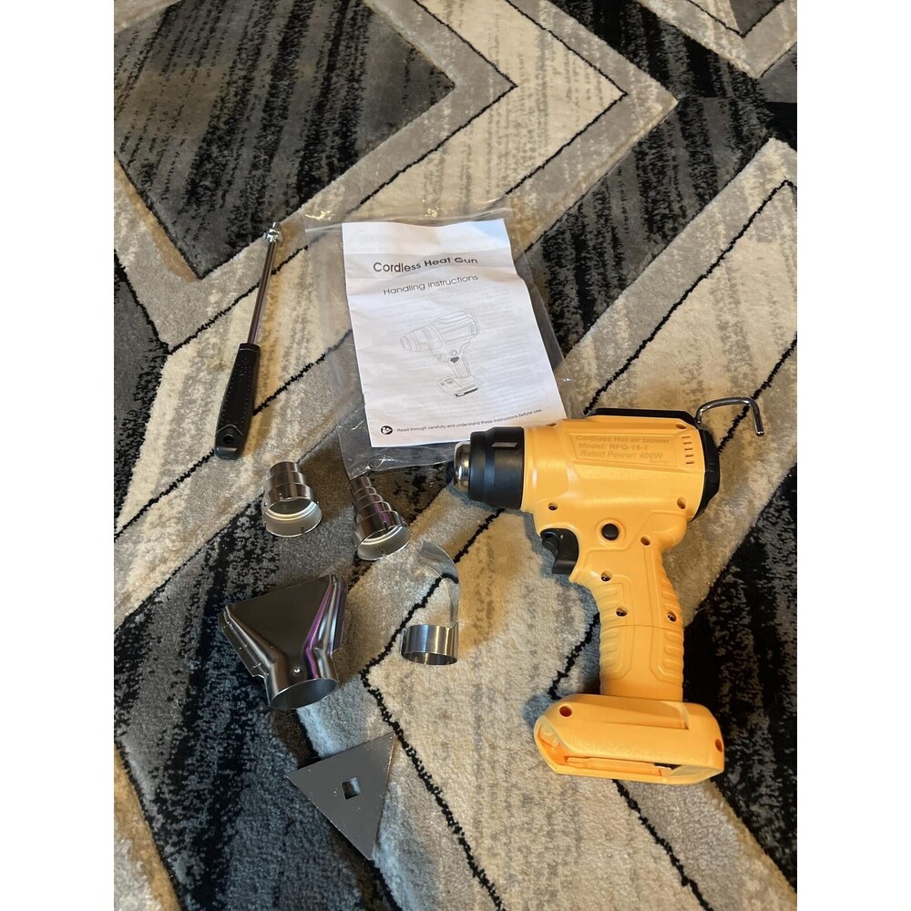 Cordless Heat Gun RFQ-18-1 400W with Multiple Nozzles
